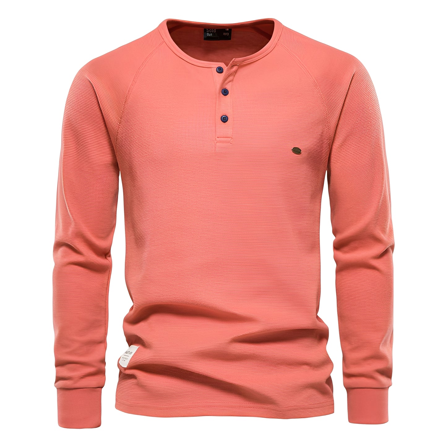 Joachim - Chemise à manches longues en tissu gaufré pour homme