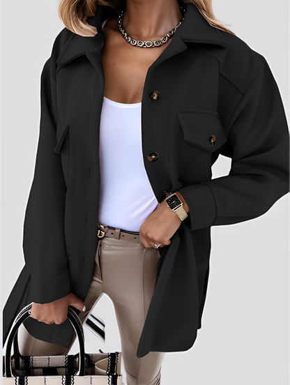 Tiffanie - Blazer en laine léger et moderne avec col à revers pour femmes