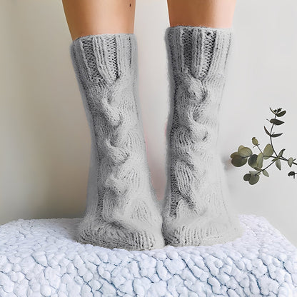Dorothy - Chaussettes en laine tricotée chaudes pour femmes