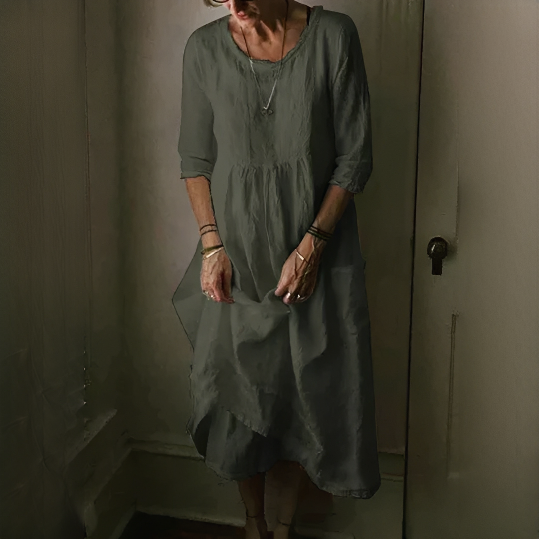 Aimee - Robe Plissée Confortable