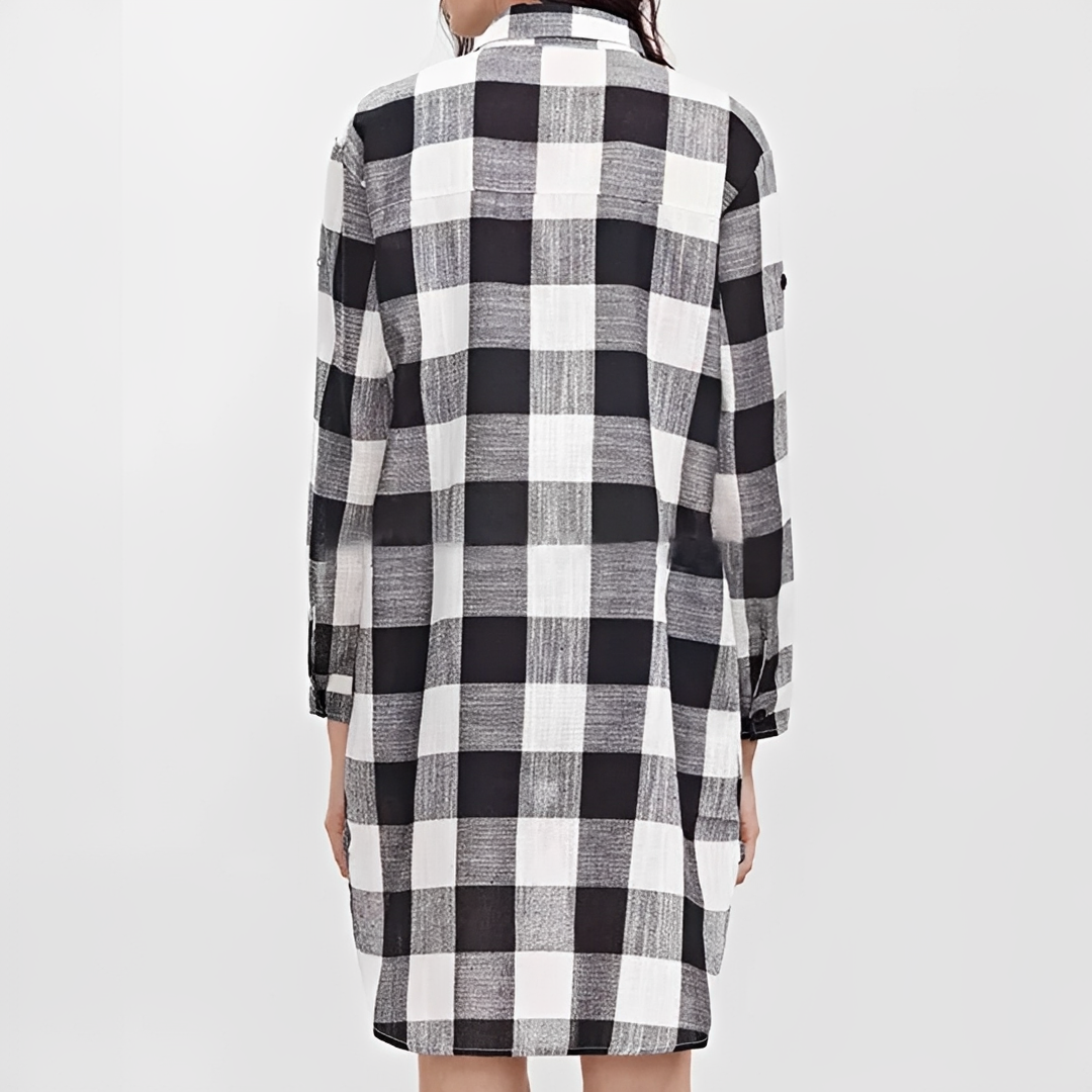 Janis - Chemise à Carreaux Coupe Ample