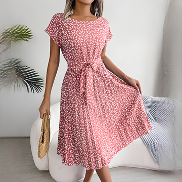 Lyka - Robe d'été élégante à manches courtes pour femme