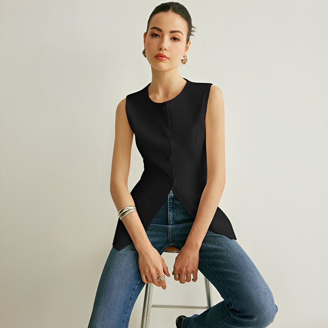 Nyla - Veste Élégante Sans Manches