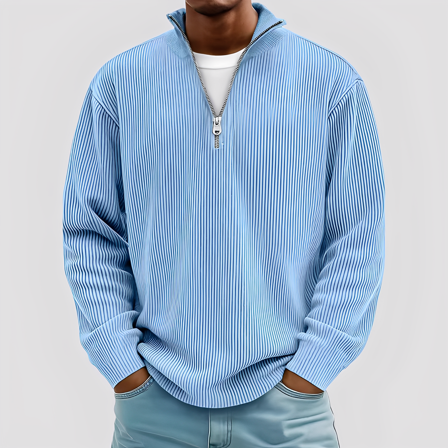 Henry - Moderner und bequemer Herrenpullover, warm