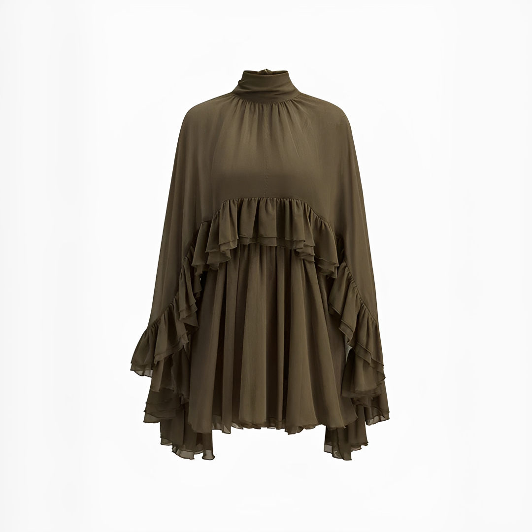 Zhuchin - Robe raffinée avec volants