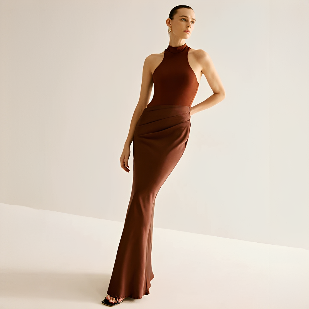 Shyanne - Robe Maxi Slim à la Mode