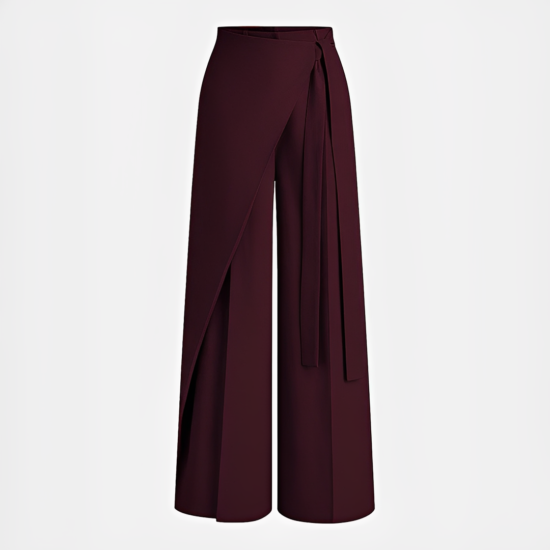 Leilani - Pantalon large asymétrique