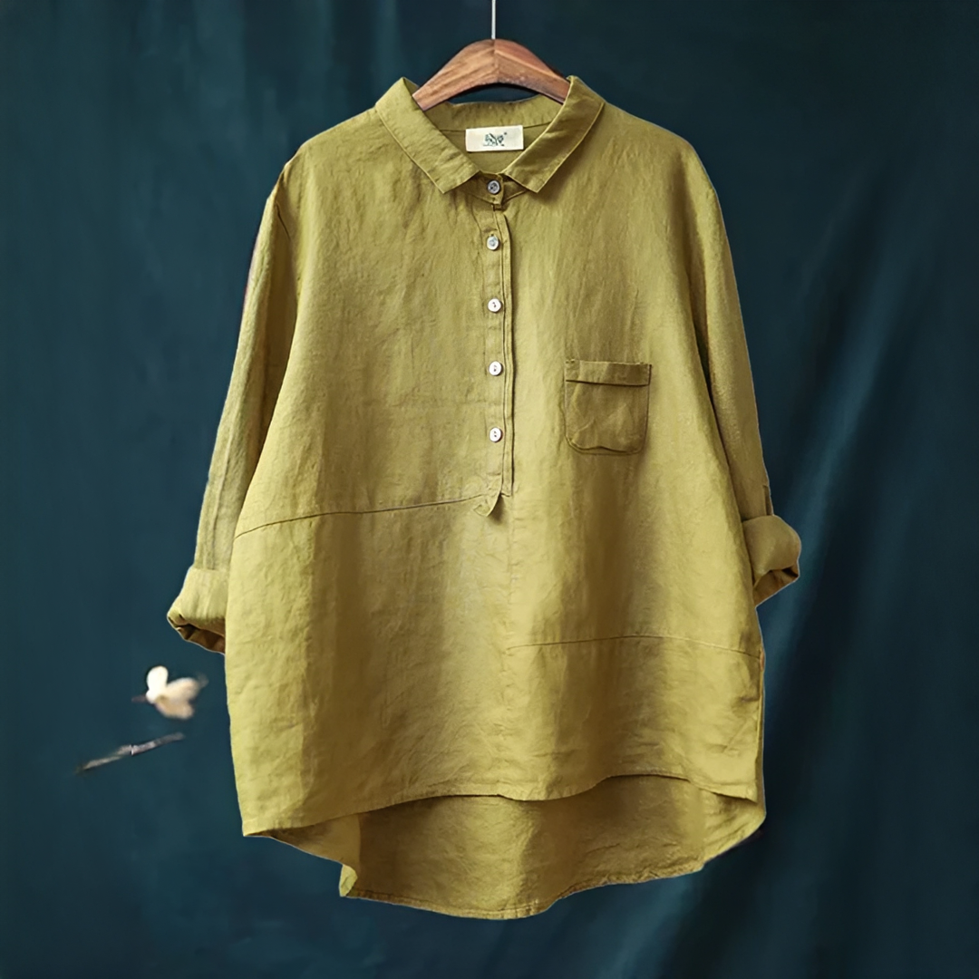 Annalie - Chemise décontractée à manches longues pour femmes