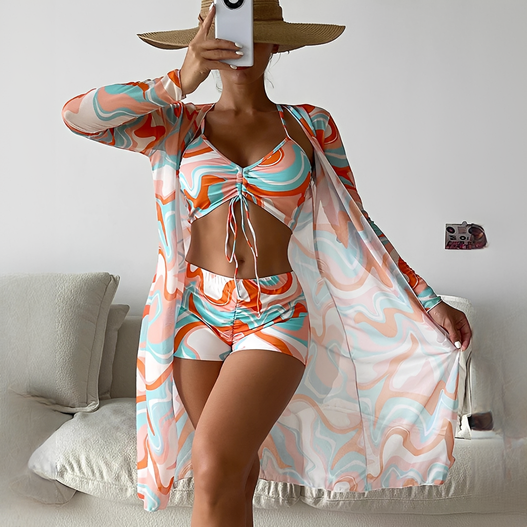 Elza - Ensemble Bikini Tendance Trois Pièces