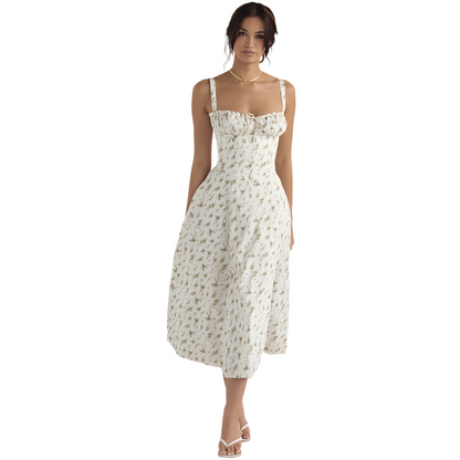 Irene - Elegantes mittellanges Korsettkleid für Damen