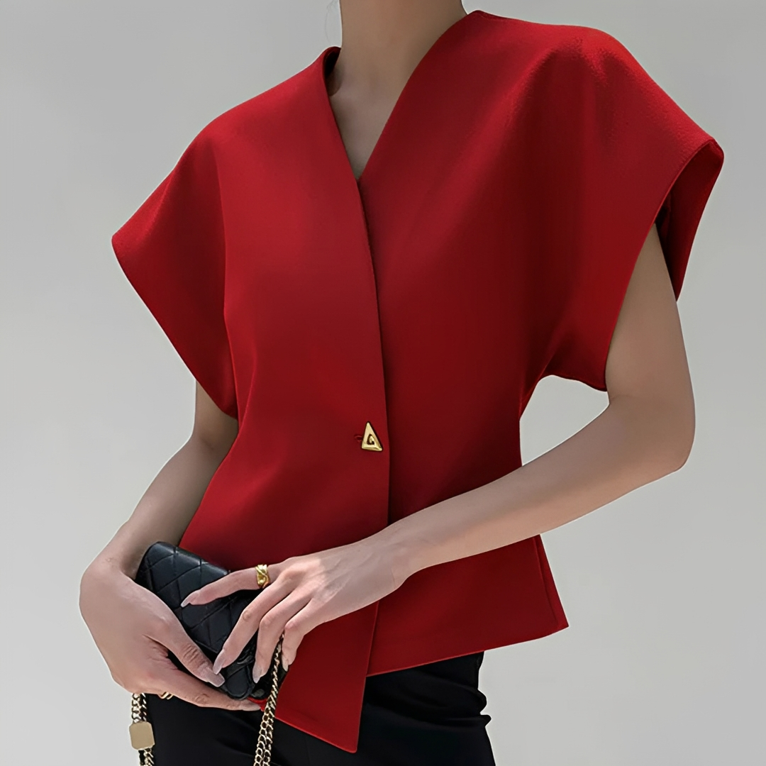 Ariella - Blouse élégante à col en V