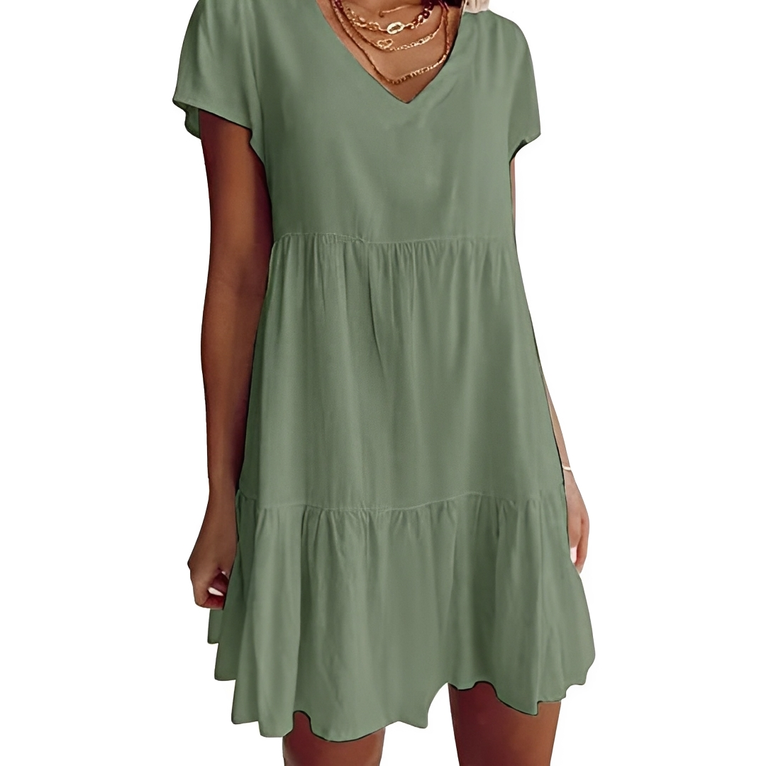 Judith - Mini Robe Décontractée Ample