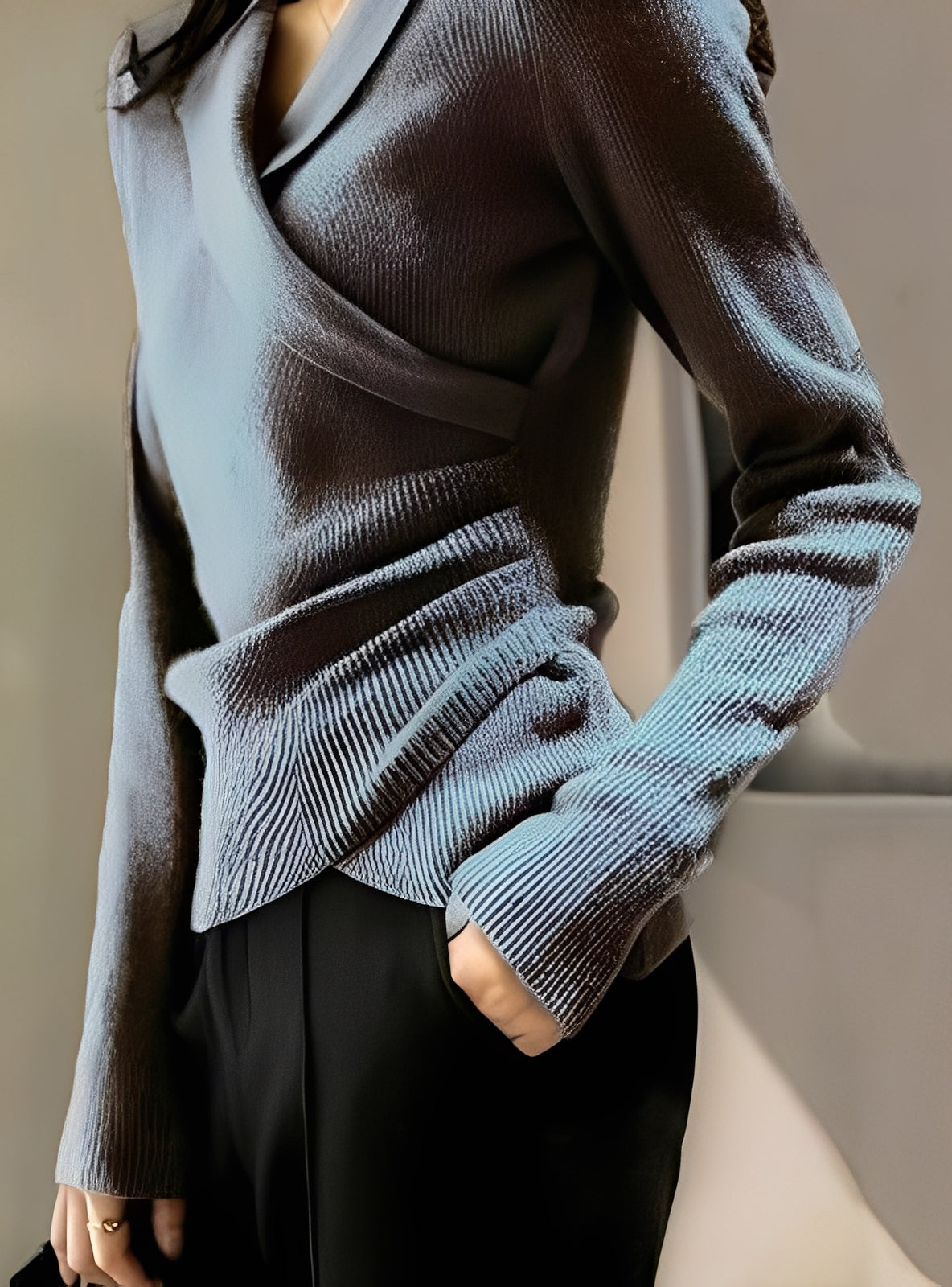 Kaelee - Pull en laine chaud et classique pour femmes