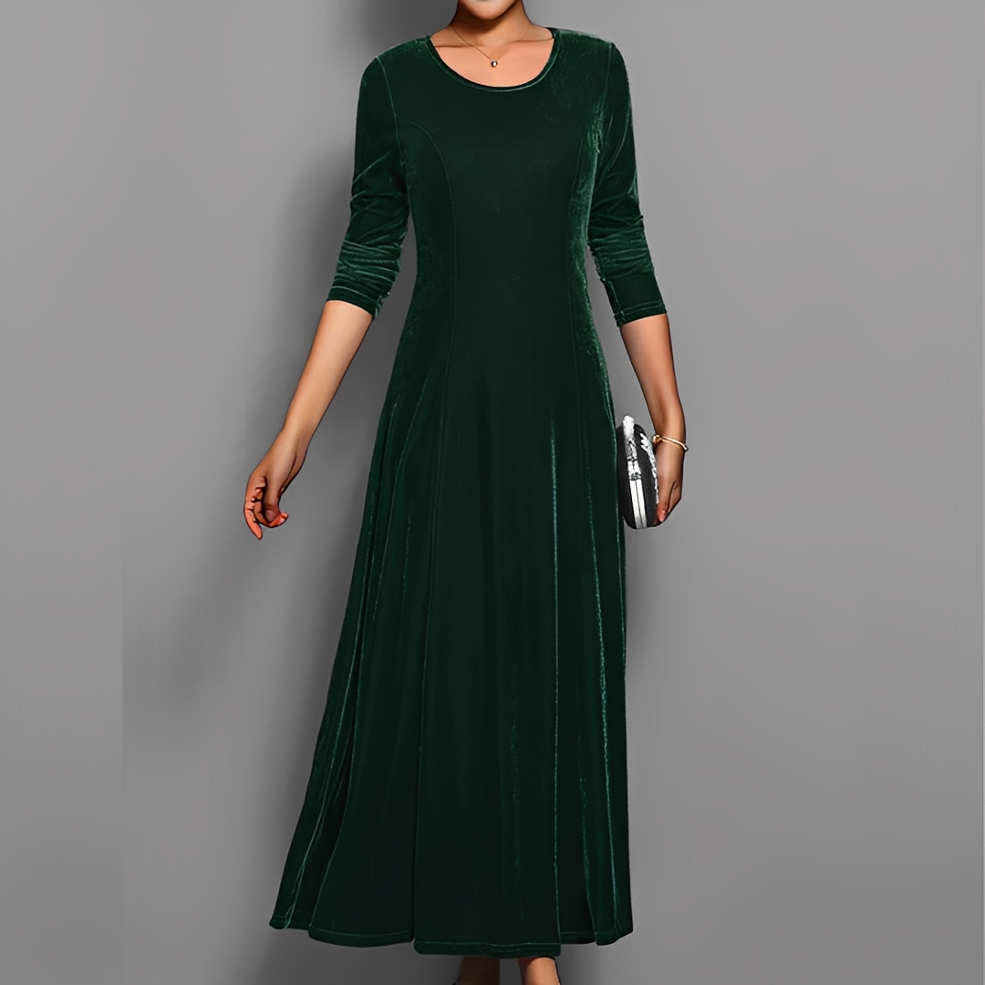 Mathilde - Robe habillée à manches longues pour femmes