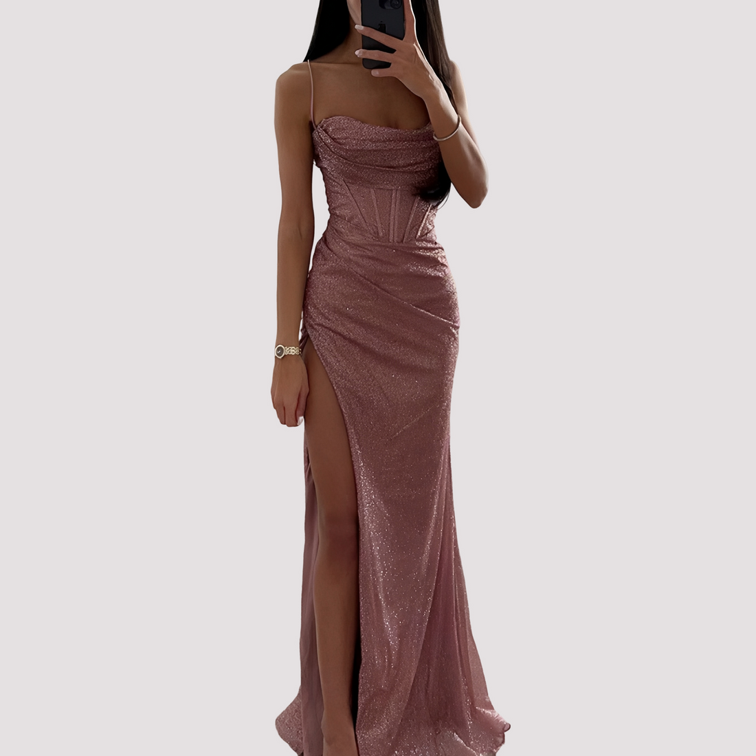 Bonnie - Robe Longue Élégante avec Fente