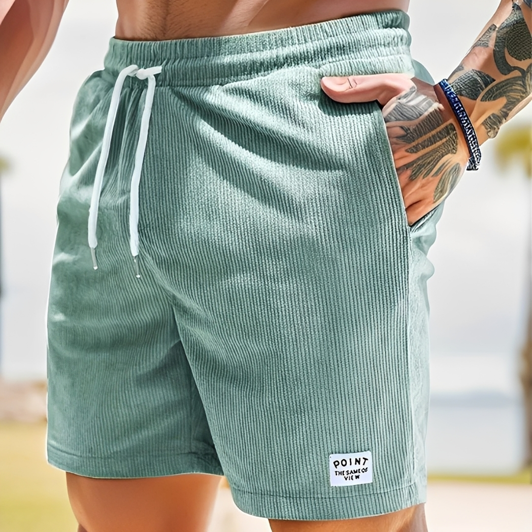 Devonto - Short d'été rayé confortable pour homme