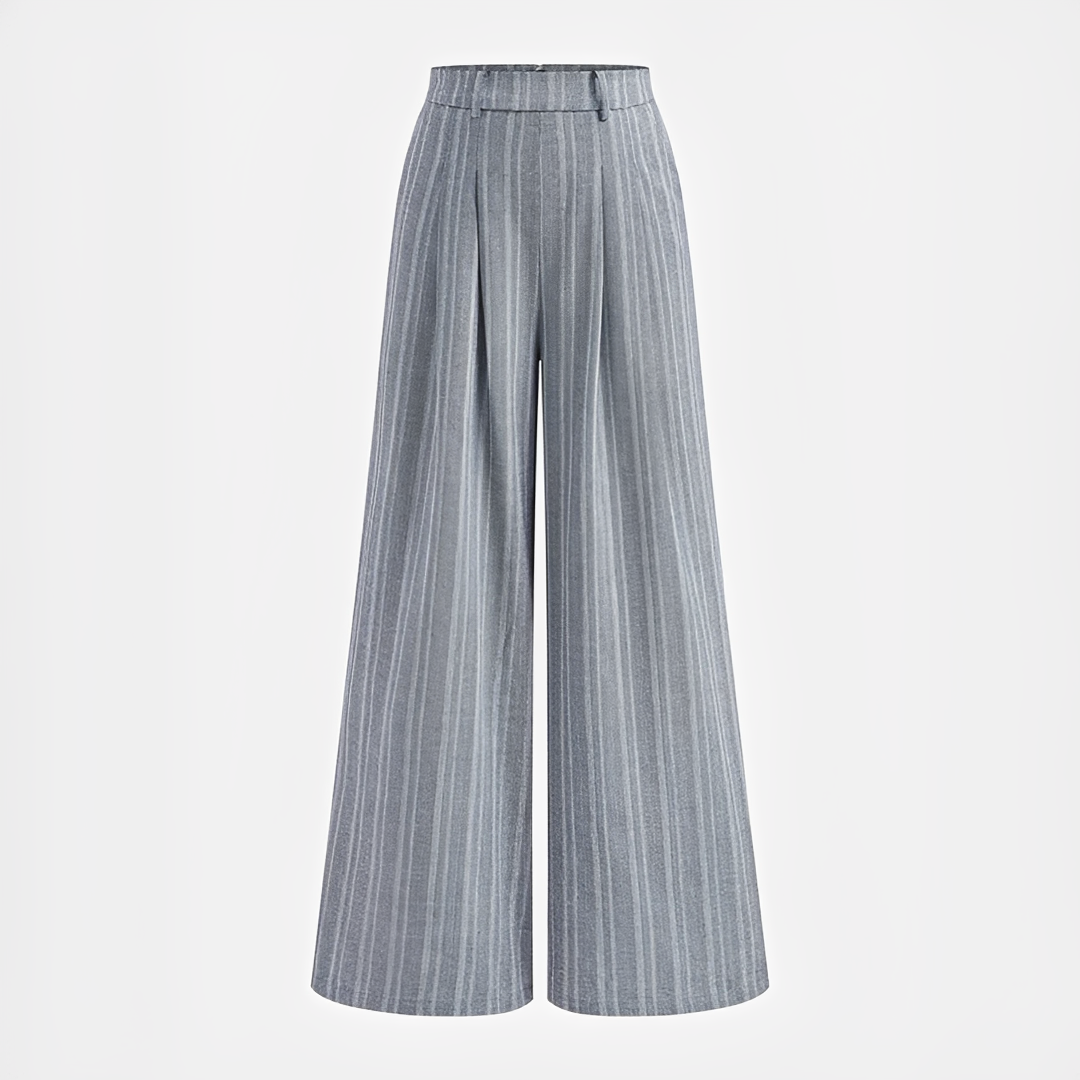 Brylee - Pantalon Décontracté à Jambes Larges