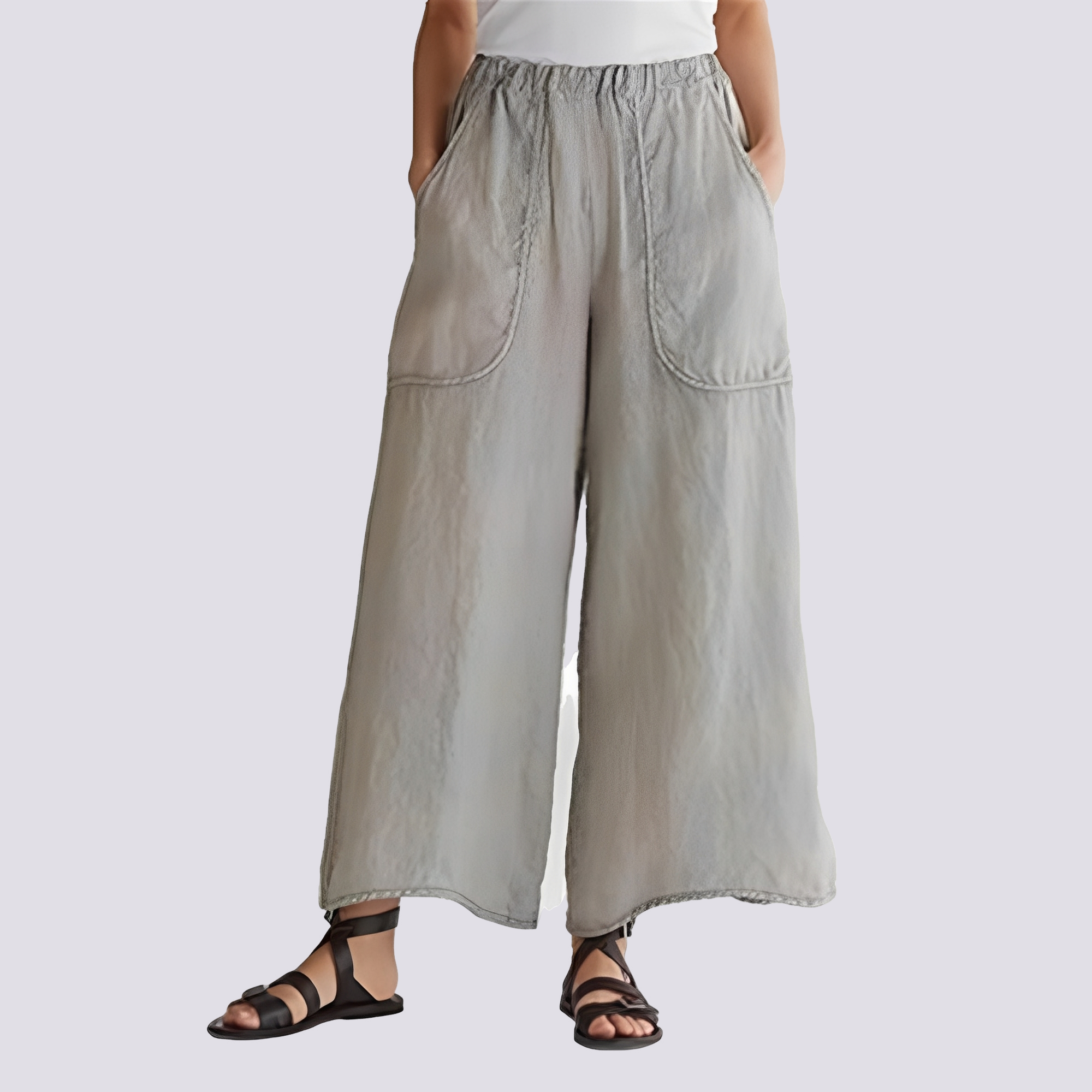 Angela - Pantalon décontracté à jambes larges pour femmes