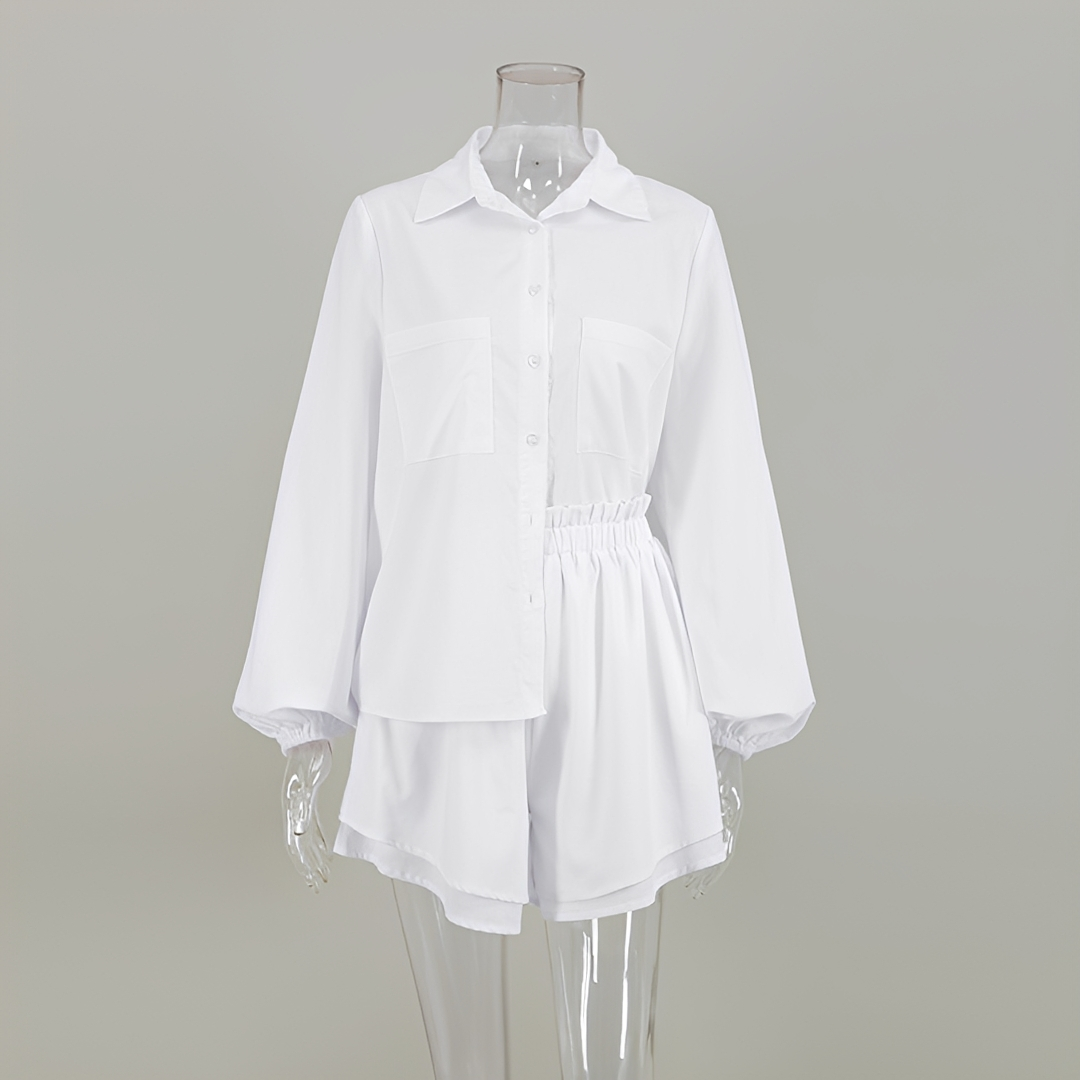 Larnie - Ensemble tendance haut et short