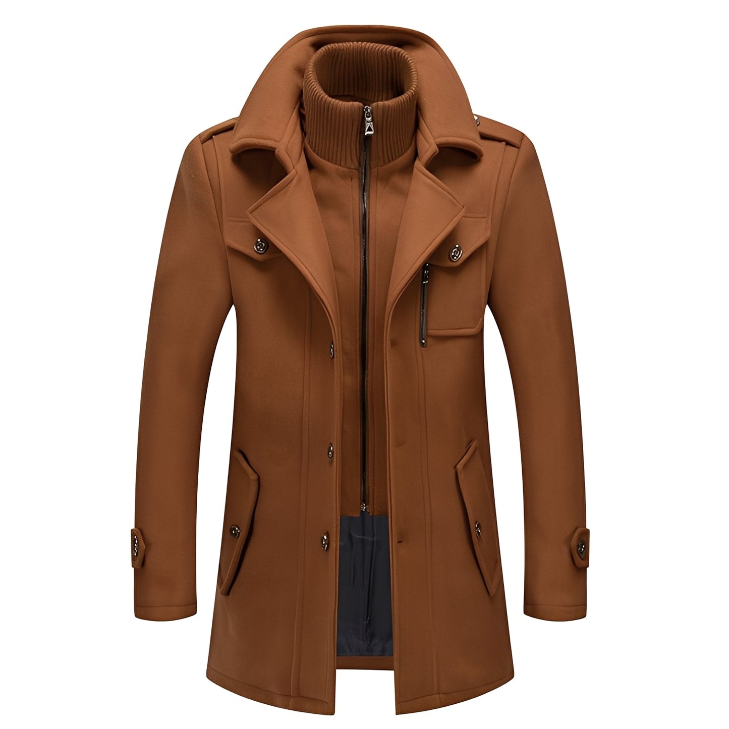 Darius - Manteau en laine chic et chaud pour homme