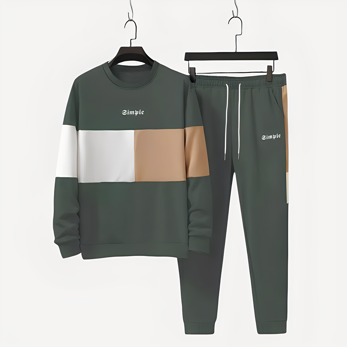 Charlton - Ensemble sportif pour homme avec design en blocs de couleurs