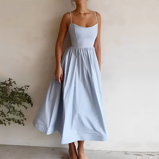Alexia - Robe midi fluide et sophistiquée pour femmes