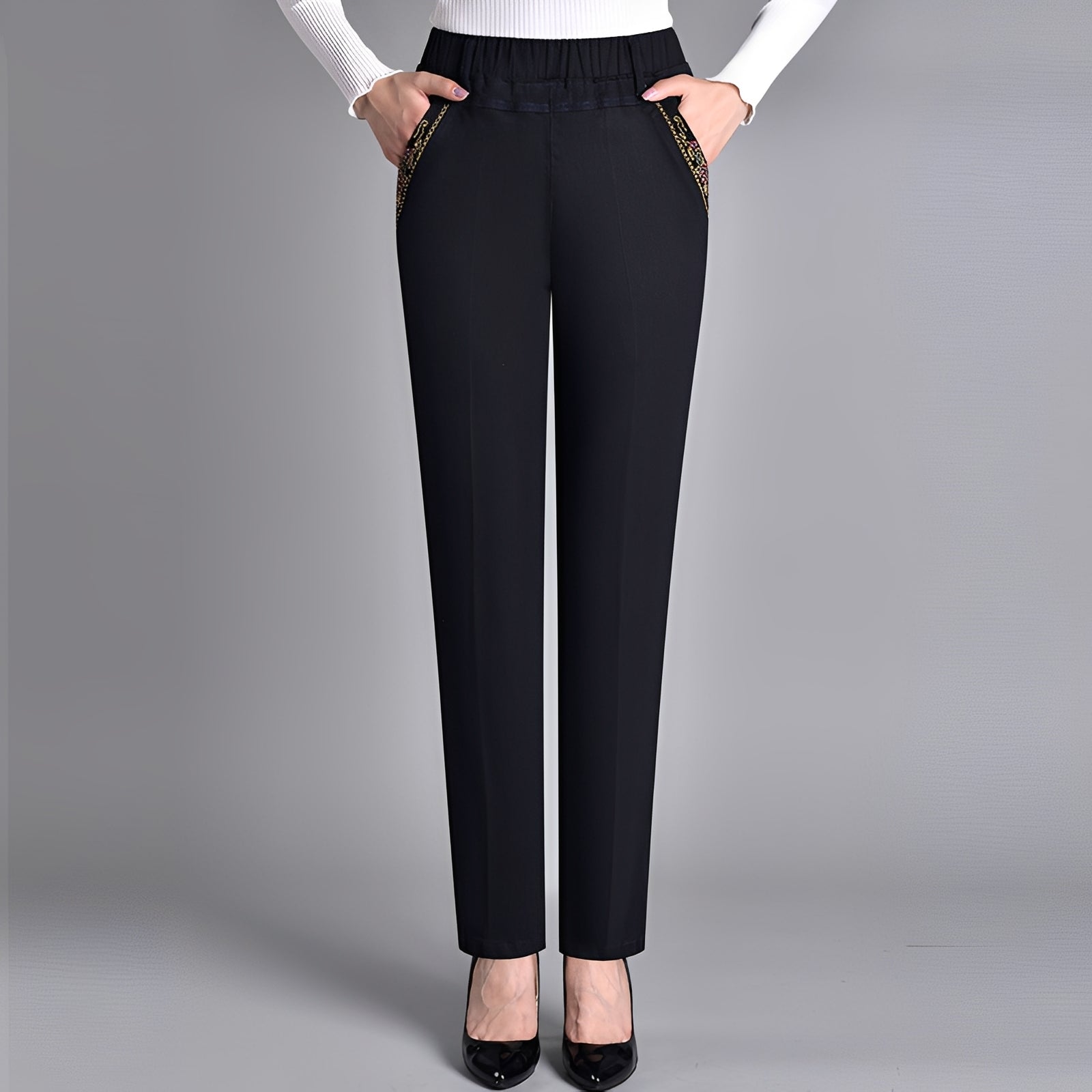 Daniella - Pantalon élégant avec taille extensible