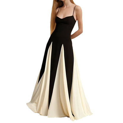 Charisse - Robe chic avec bordure large contrastée pour femmes