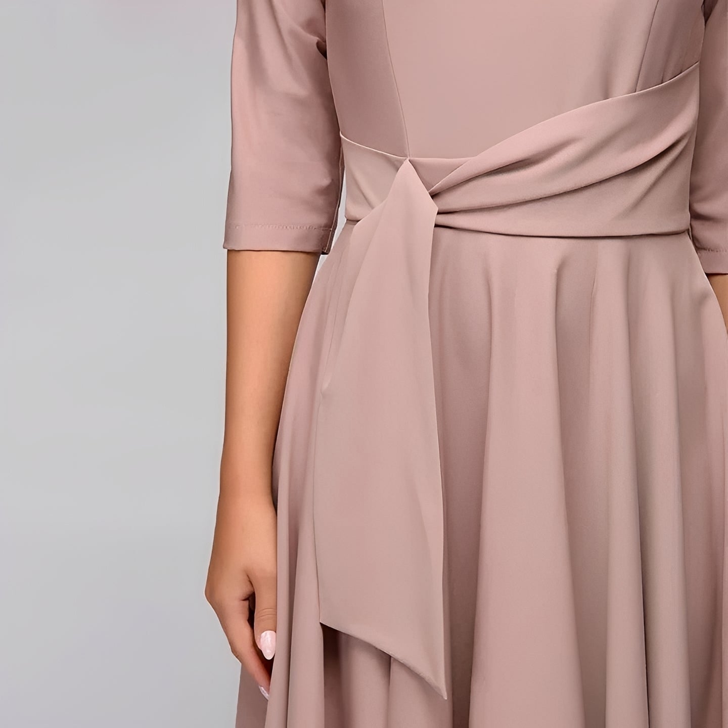 Sameer - Robe midi relax