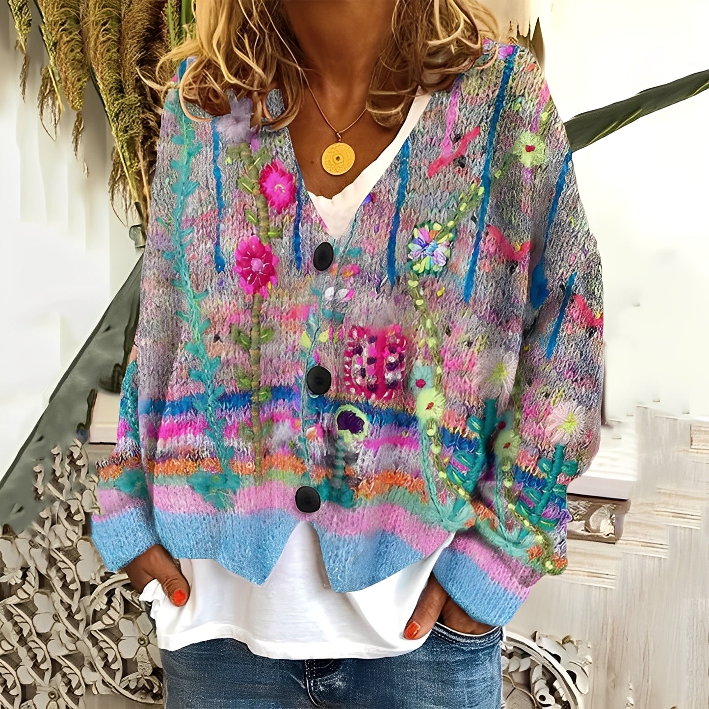 Daphné - Pull confortable et coloré pour femmes