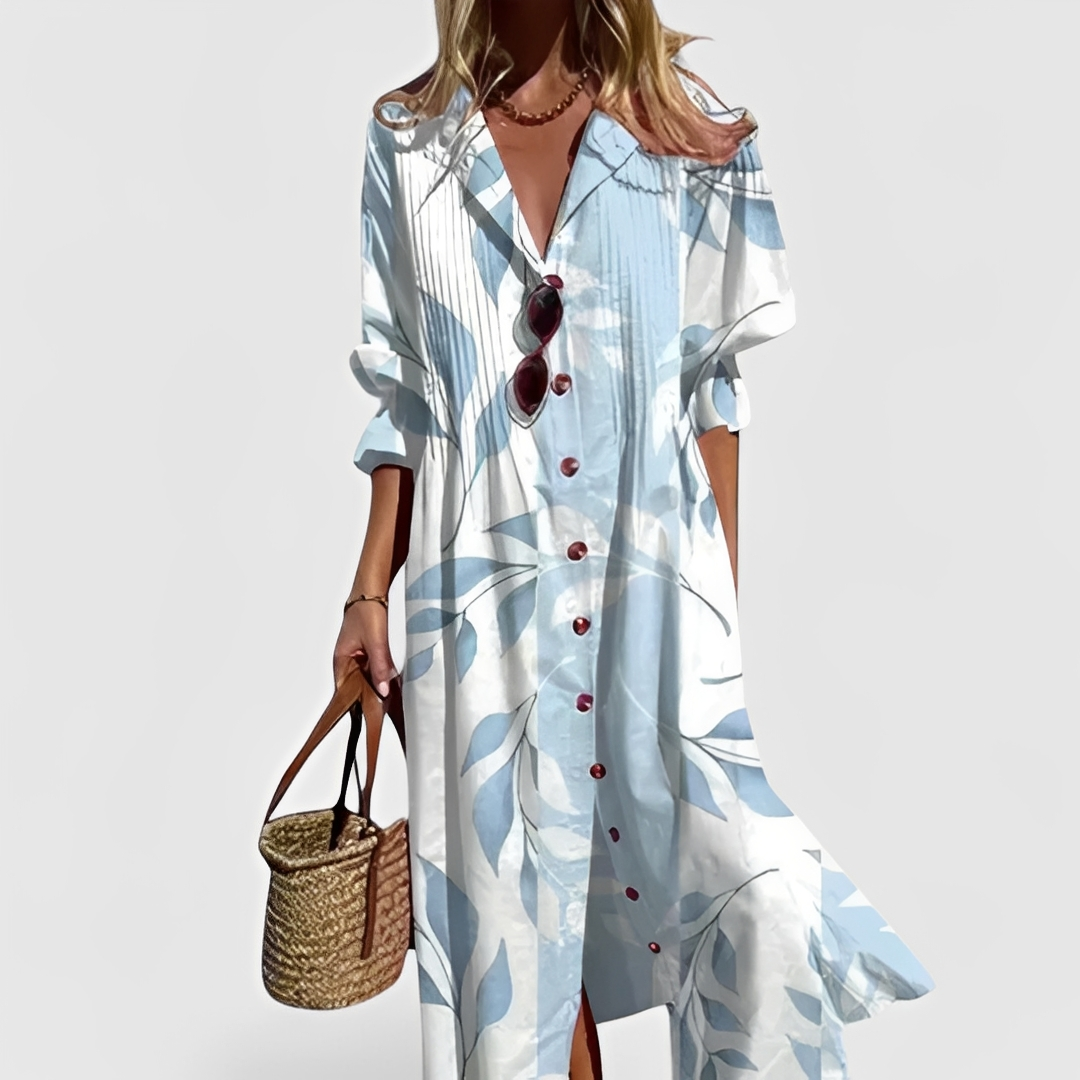 Millie - Robe midi fleuri chic