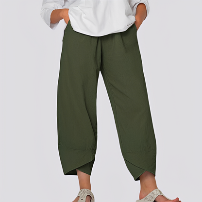 Jessica - Pantalon élégant à jambe large pour femmes