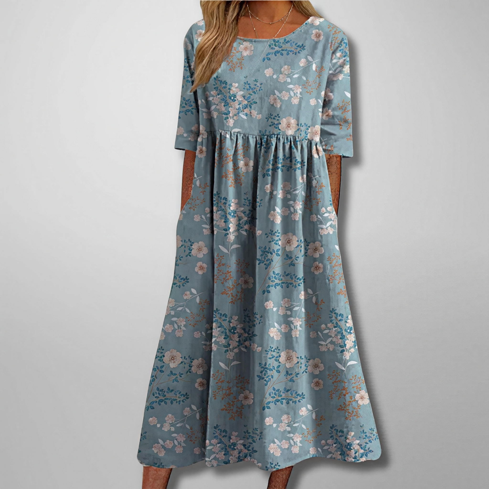 Gail – Robe maxi à motifs floraux pour femmes