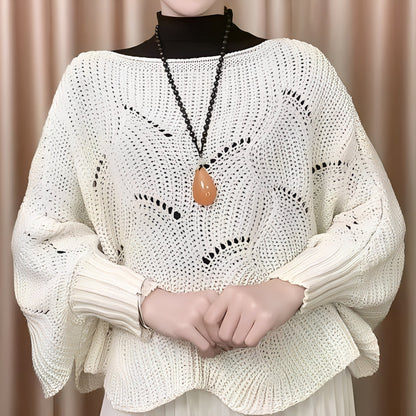 Celestine - Pull thermique pour femmes avec manches amples