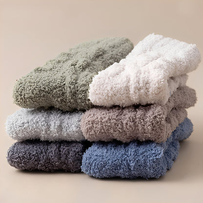 Neely - Chaussettes unisexes chaudes en polaire velours