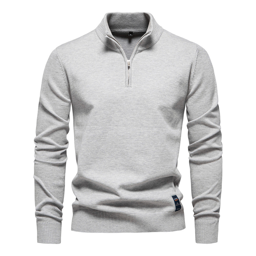 Caelum - Pull en tricot ajusté pour homme