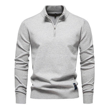 Caelum - Pull en tricot ajusté pour homme