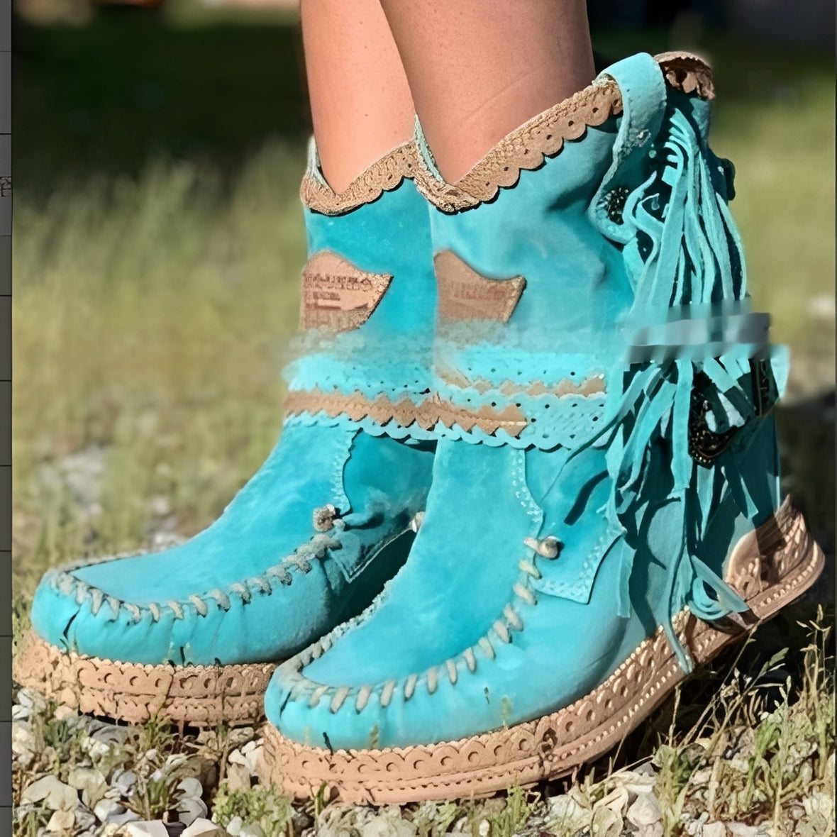 Brianna - Bottines Élégantes au Style Bohème
