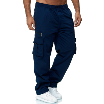 Randolf - Pantalon cargo large et relax pour hommes