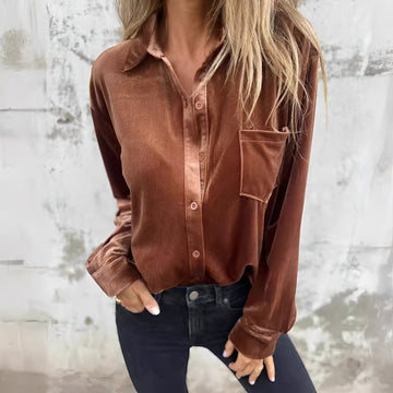 Jessie - Blouse à Manches Longues avec Boutons