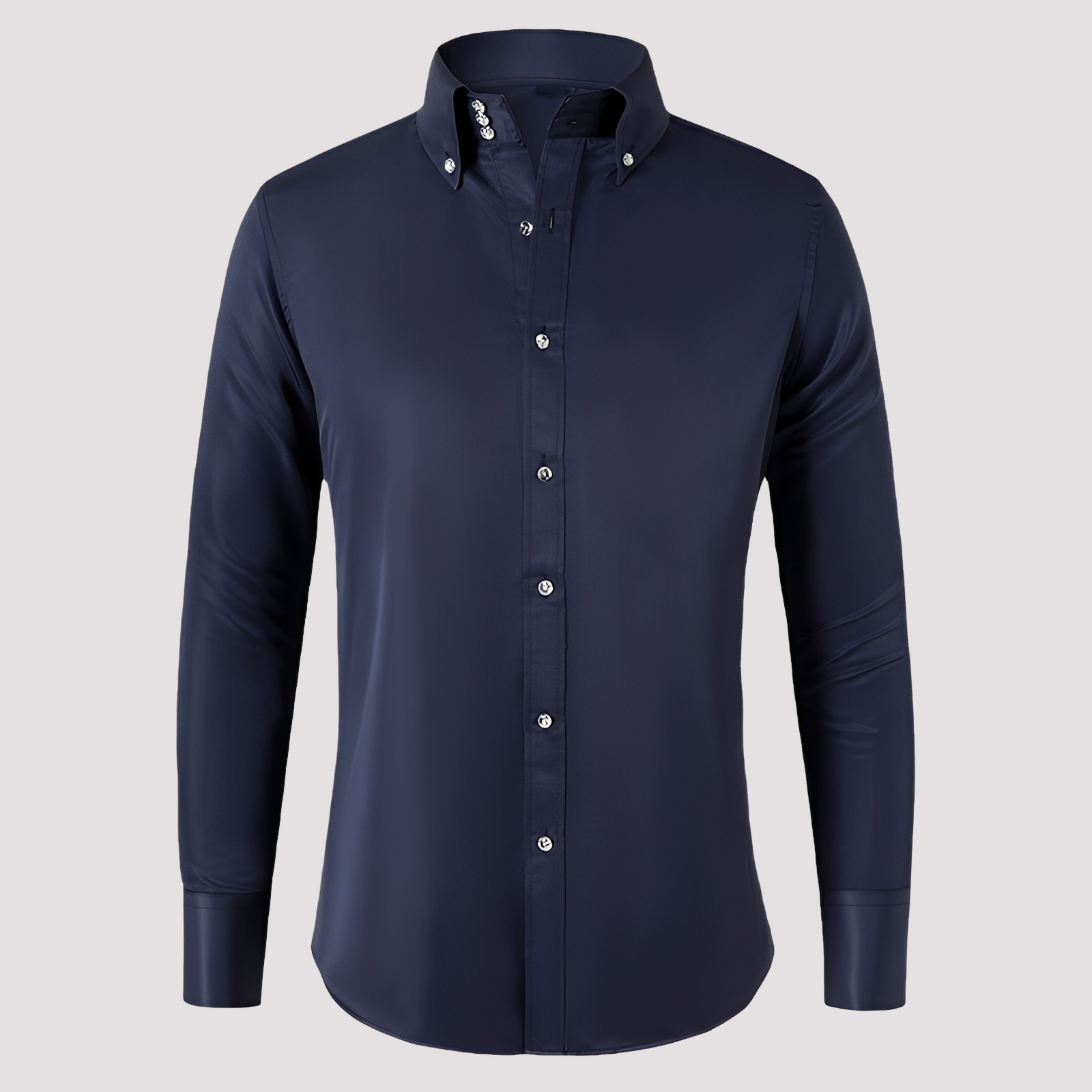 Marco - Chemise relax à manches longues pour hommes