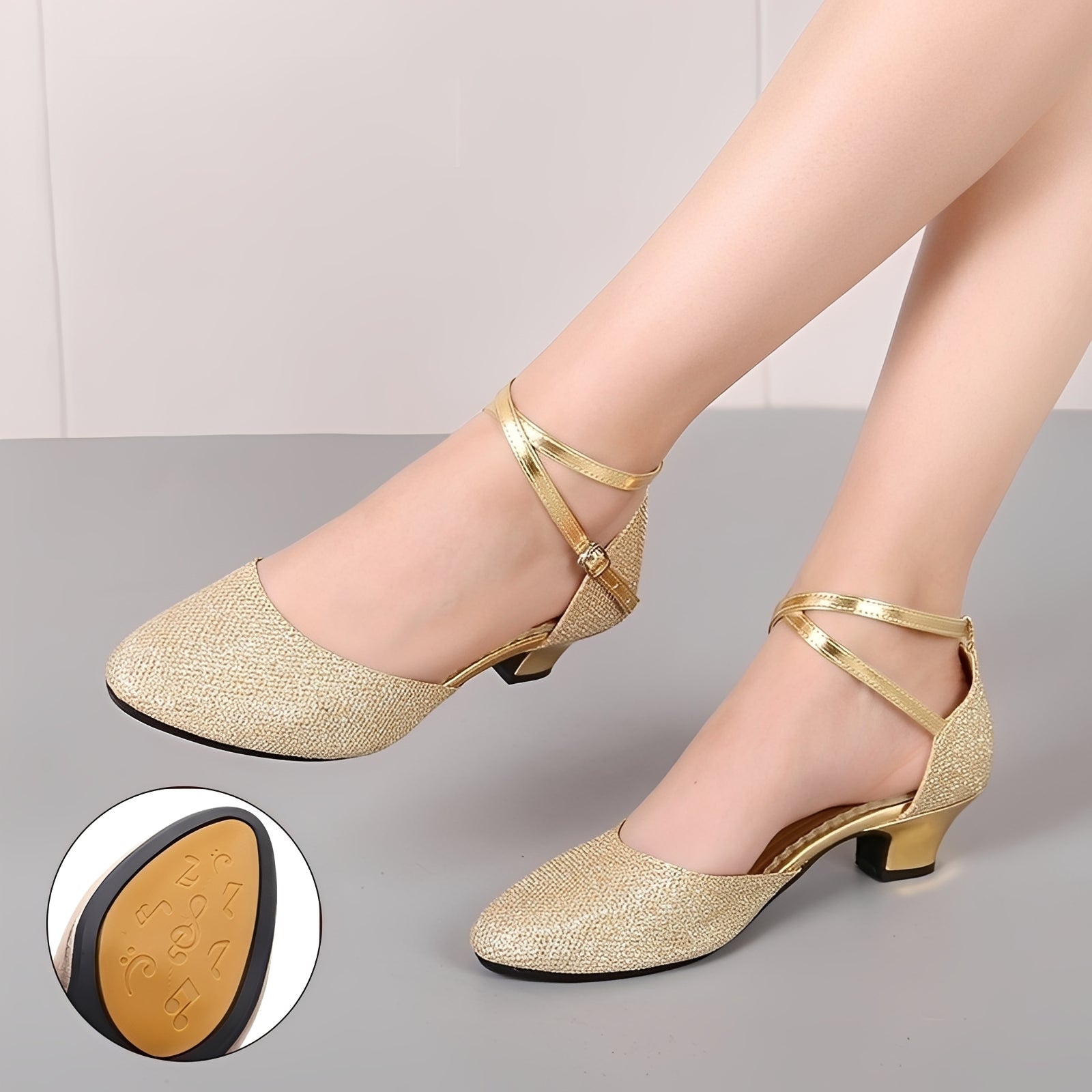 Carrie - Sandales à paillettes élégantes pour femmes