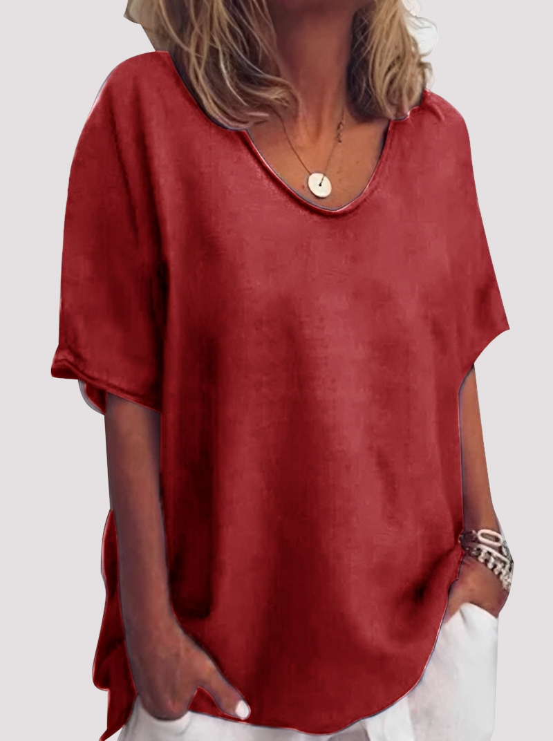 Joanne - Blouse décontractée et ample pour femmes