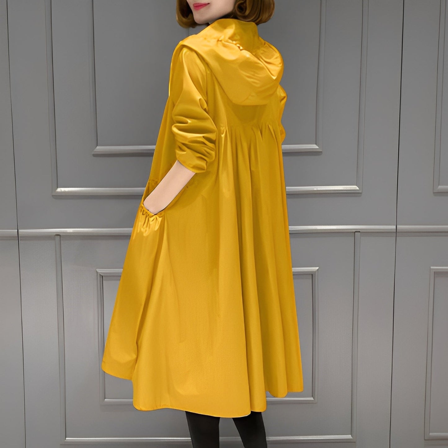 Margarette - Manteau imperméable stylé avec capuche pour femmes