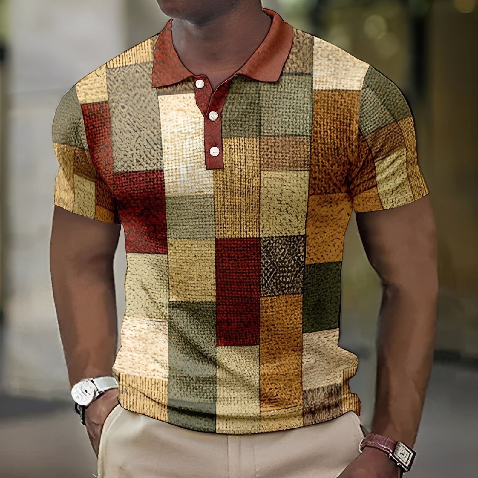 Jimmy - Chemise élégante à imprimés de carreaux