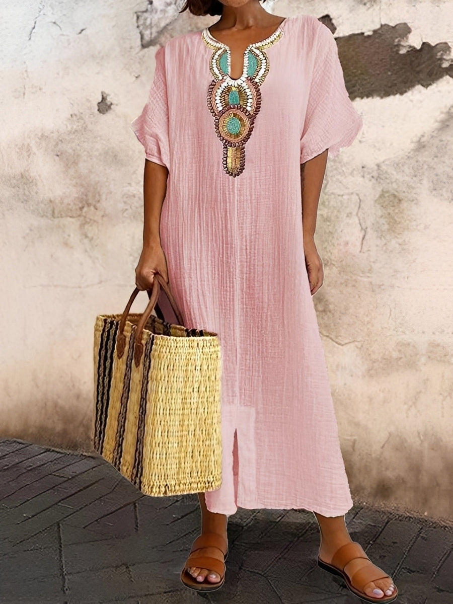 Paula - Robe style bohème chic