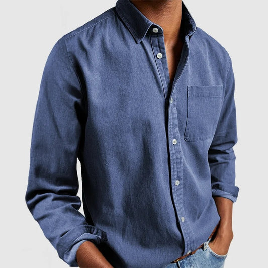 Maxime - Chemise en Jean Décontractée Mélange Doux