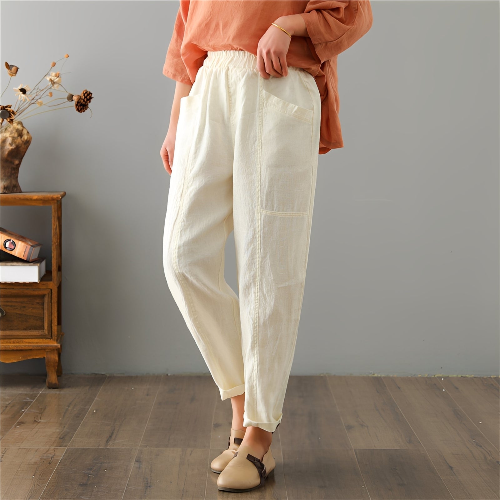 Gretchen - Pantalon décontracté avec poches pour femmes
