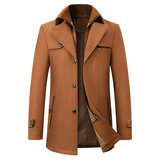 Hubert - Warm and fashionable winter coat for men