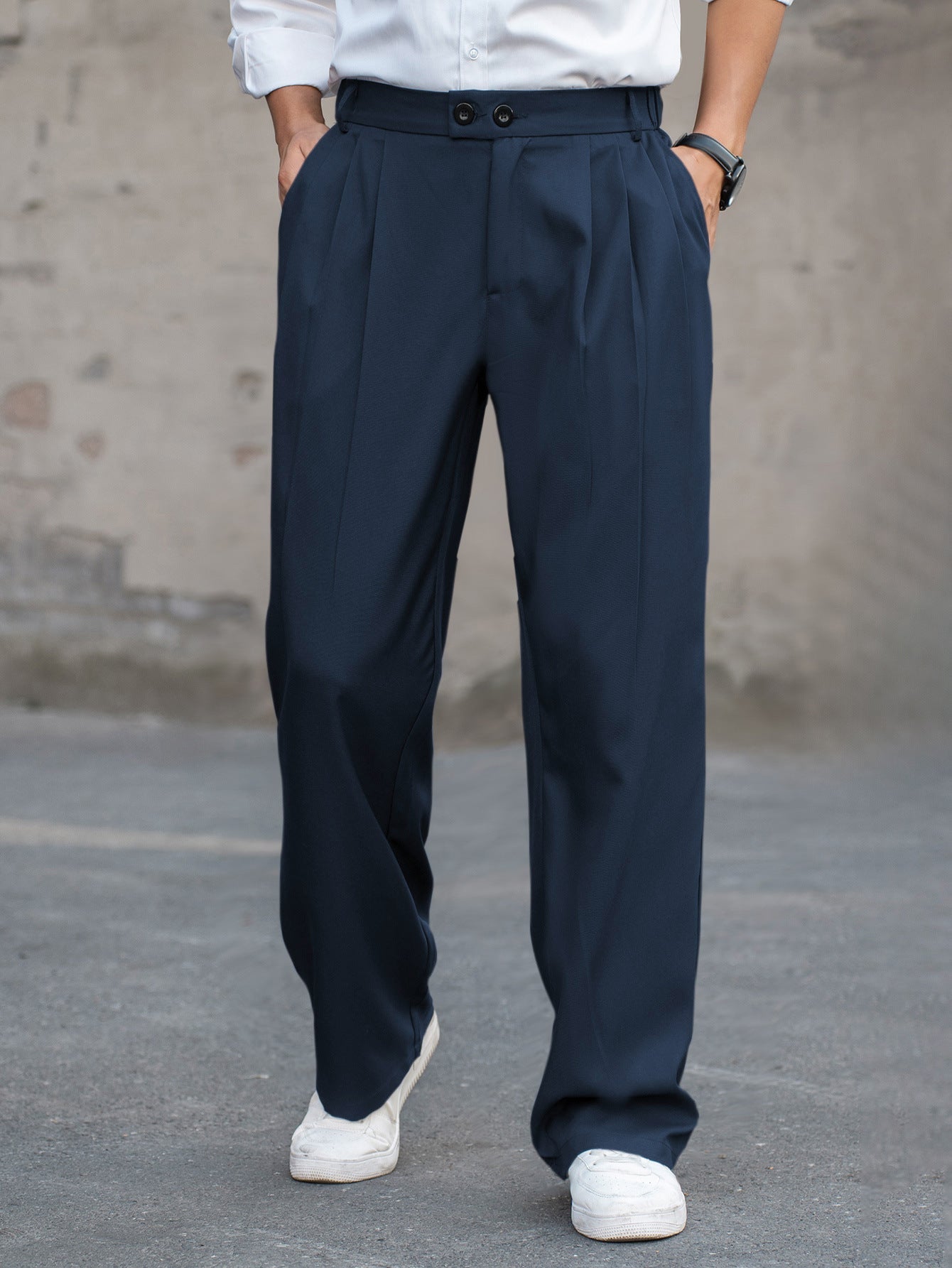 Dexter - Pantalon homme décontracté à jambes larges